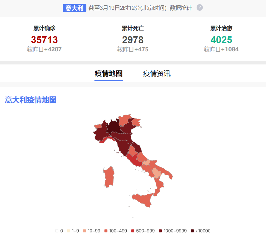身披國旗，赴意抗疫