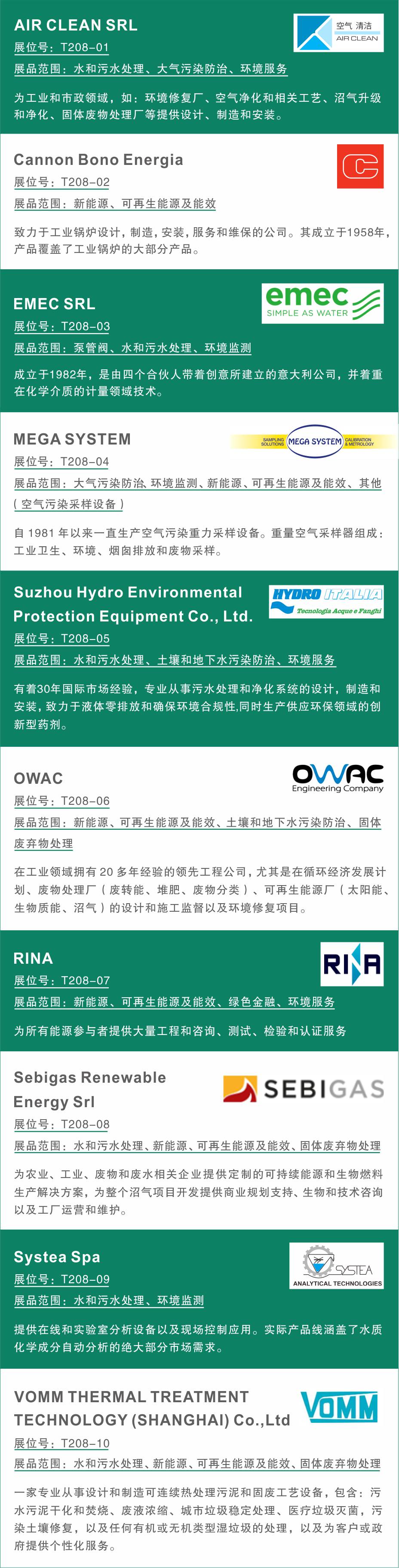 意大利展團(tuán)閃耀登場2021成都國際環(huán)保博覽會
